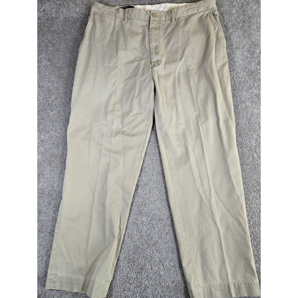 Polo Ralph Lauren Chino Prospect Pant Mens 38x30 Tan Khaki 100% Cotton Preppy - Picture 2 of 9